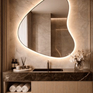 Espelho Orgânico Luz do Amanhecer