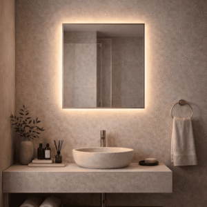 Espelho Quadrado LED 50x50